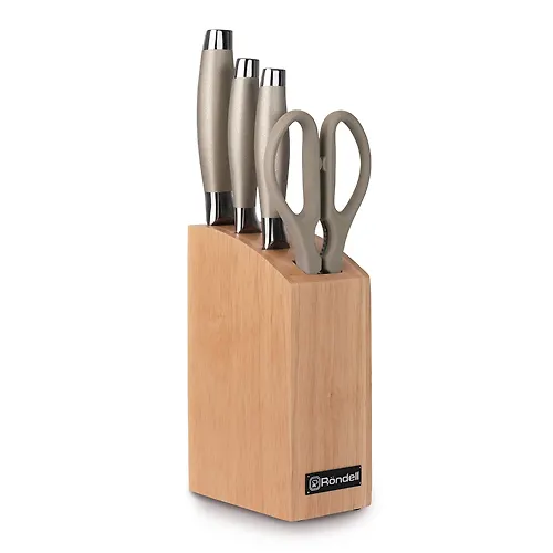 Nabor nozhej 3 sht + nozhnitsy + blok Styler Rondell RD-1360 (MC)_1