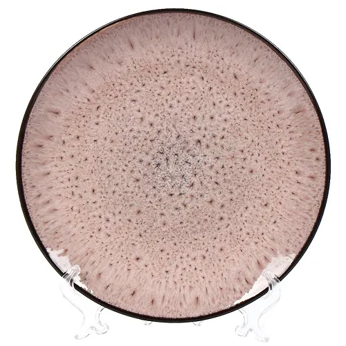 Tarelka desertnaya, keramika, 20 sm, kruglaya, Glens, Daniks, HMN230212A-SI/P (452105)_1