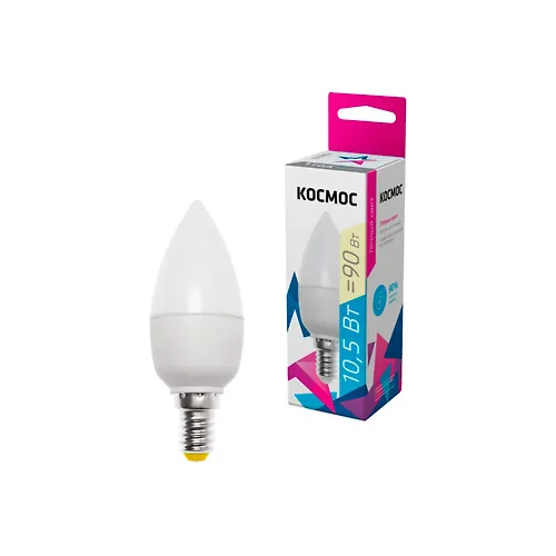 Svetodiodnaya lampa KOSMOS CN 10.5W 220V E14 3000K_1