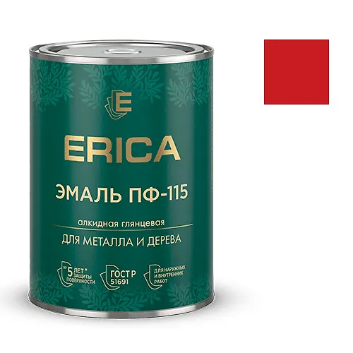 Emal PF-115 ERICA glyantsevaya krasnaya 0,8 kg_1
