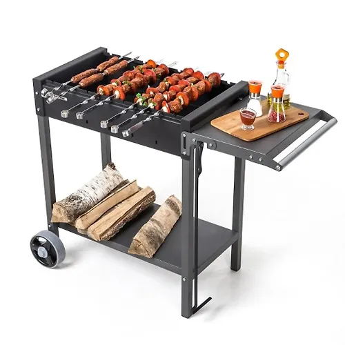 Mangal 1065h600h520h797 mm, 2 mm, razbornyj, gril, skladnye polki, Gratar, MAN 202 (363093)_2