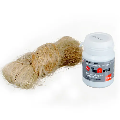 NABOR DLYA UPLOTNENIYA REZBOVYH SOEDINENIJ TERMA, PASTA 25GR + LEN 10GR 10131_1