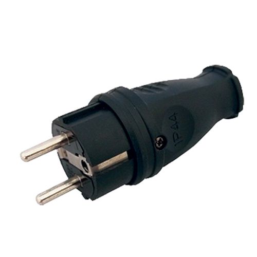 Vilka elektricheskaya pryamaya kauchuk 2P+E 16A 250V IP44 VKL electric 1201712_1