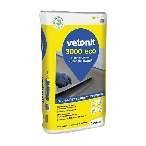 Pol nalivnoj superfinishnyj Vetonit 3000 eko 20 kg 1-10mm (1poddon-54sht)_1