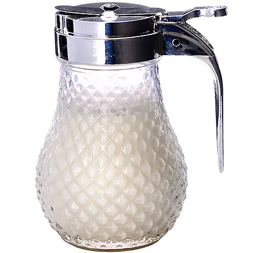 40478 Slivochnik s kryshkoj 280 ml steklo/nerzh MB (h96) 