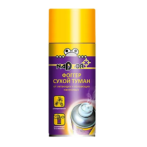 Fogger Suhoj Tuman dlya domov,cherdakov,podvalov i teplits Nadzor 150ml/na 100kub m 138918_1