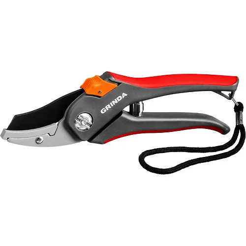 Sekator 205 mm, uglerod stal, zakal lezviya, teflon pokrytie, dvuhkomp ruk GRINDA G-28 8-423203_z02_1