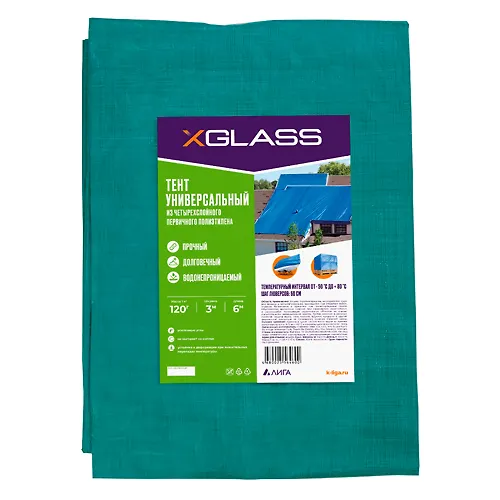 Tent X-Glass 120, 3h6 m, 120 g/m²_1
