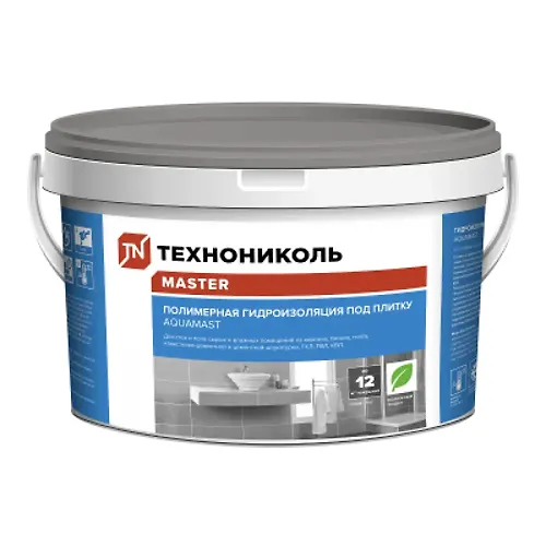 Gidroizolyatsiya polimernaya AquaMast pod plitku ,vedro (5kg)(kod087728)_1