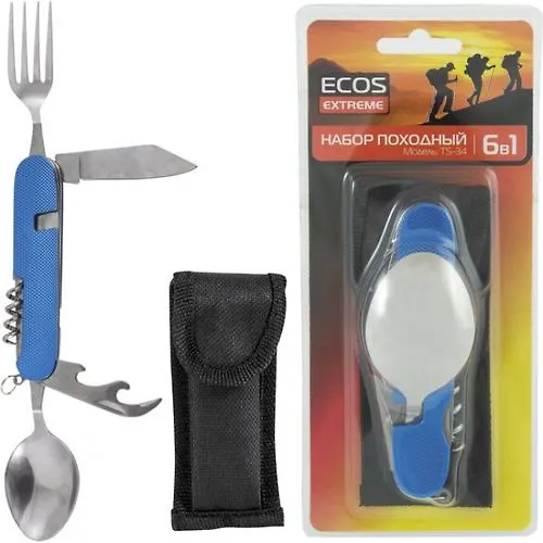 Nabor pohodnyj 6 v 1 ECOS sinij art.325134_1