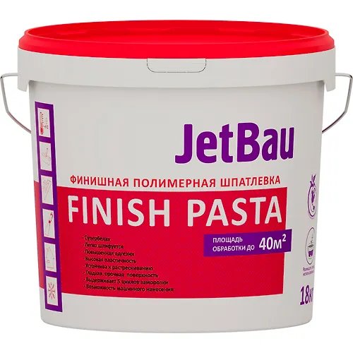 SHpatlevka finishnaya polimernaya JetBau FINISH PASTA 18 kg (36 sht v palete)_1