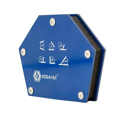 Ugolnik magn.KOBALT 145 h 110 mm, na 6 uglov (30, 45, 60, 75, 90, 135) , magnit do 34 kg 918-290_1