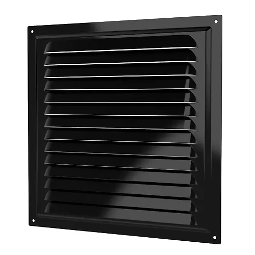 (2525ME Black) Reshetka ventilyatsionnaya ME 250h250 okrash.stal Black ERA_1