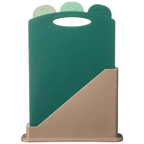 Nabor razdelochnyh dosok iz 3 sht+podstavka 24*7.8*17cm tsvet: zelenyj 671-508_1