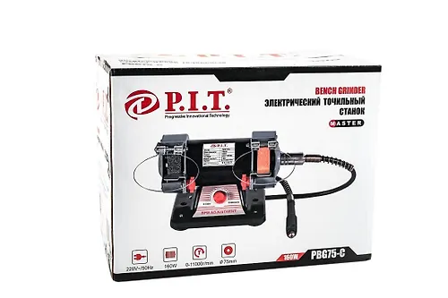 Stanok tochilnyj PBG75-C MASTER (160Vt, 75*20*10mm, 0-11000 ob/min, gibkij val-graver)_4