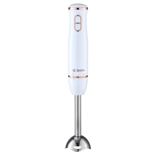 Blender DELTA DL-7062 tsvet: belyj 1200 Vt, 2 skorosti,nasadka i nozh iz nerzh.stali (24)_1