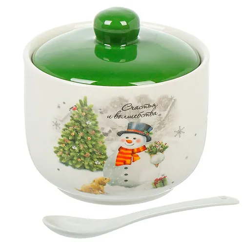 Saharnitsa 500 ml, dolomit, 11.2h11.2h11 sm, s lozhkoj, Daniks, Schastya i volshebstva (453373)_1