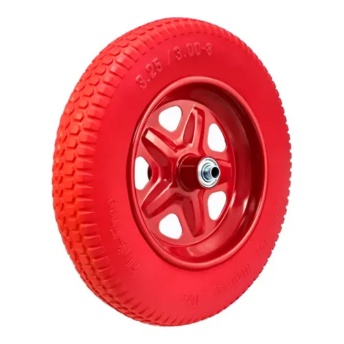 Koleso dlya tachki Variant PU (litoe) 3.25/3.00-8 s podshipnikom 16 mm K99-1LS_1
