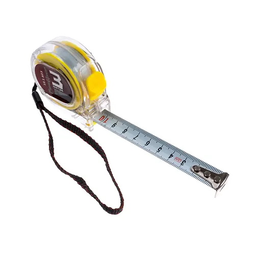 Ruletka T3, prozrachnyj korpus iz ABS-plastika, trehslojnoe pokrytie lenty, 3mh16mm, (sht.) 15-1-523_1