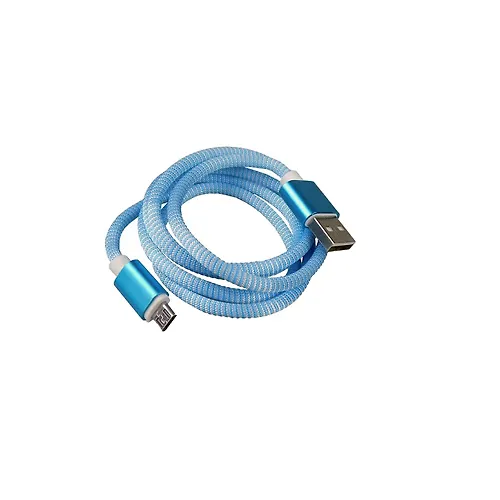 Data-kabel CADENA microUSB - USB2.0, 1m, sinij, WS018_1