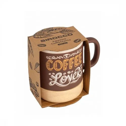 Kruzhka CoffeeMania korichnevaya 420ml art.STC001_1