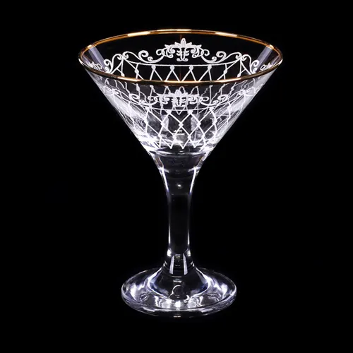 Bokal dlya martini 170ml. 6sht. art.1715-GZ (Vintazh) Gravirovka,otvodka zolotom_1