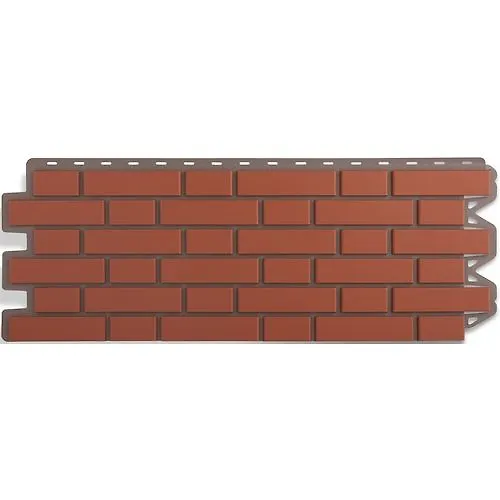 Panel kirpich klinkernyj (krasnyj) 1.22x0.44m 