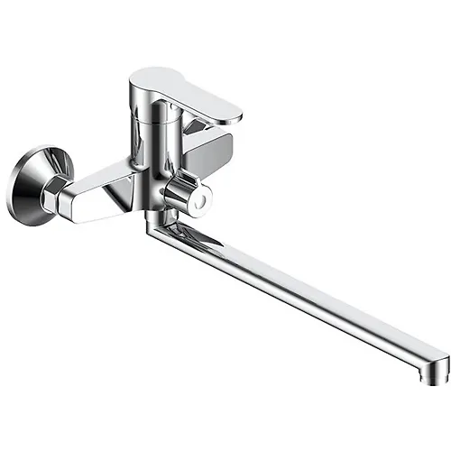 Smesitel dlya vanny i umyvalnika GEKTOR hrom, odnorychazhnyj, d-35, 35-L35K 