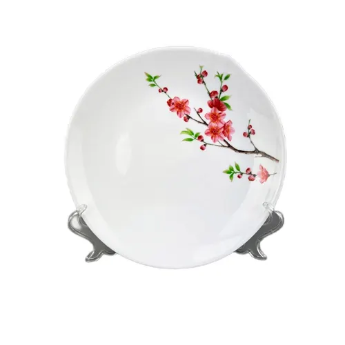 Tarelka ploskaya JEWEL Flora-6933 19 sm (steklokeramika) (PS0005-6933-58)_1