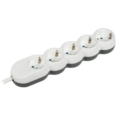 Udlinitel U05 5 mest 2P+PE/1,5m 3h1,5mm2 16A/250V UNO IEK art.WYP53-16-05-D15-Z_1