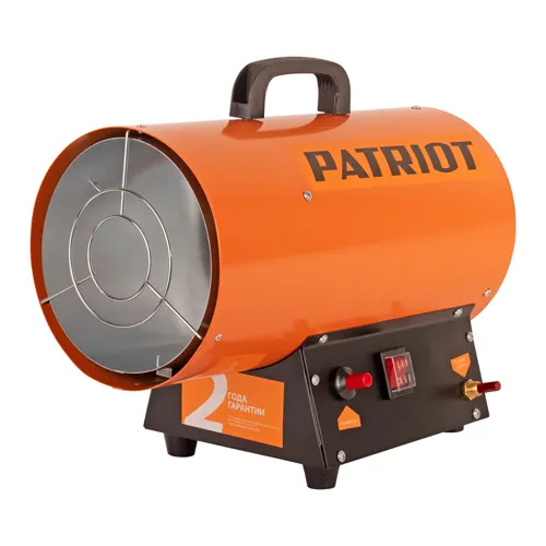 Kalorifer gazovyj PATRIOT GS 16, 16 kVt, 350 m?/ch, pezo podzhig, reduktor, shlang_1