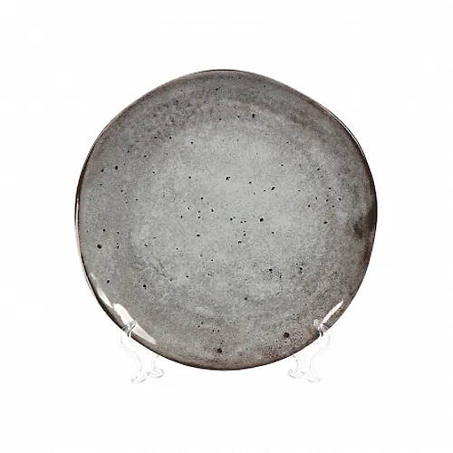 Tarelka obedennaya STONE seryj 26sm art.DMD041_1