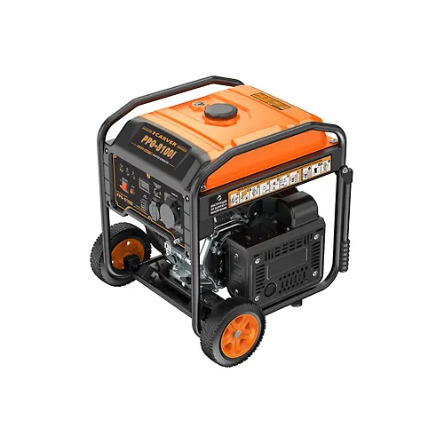 Generator CARVER PPG -8100I invertornyj (6/6,5 kVt, 220V, 16A+32A, USB, displej, kolesa)12sht/pal_1