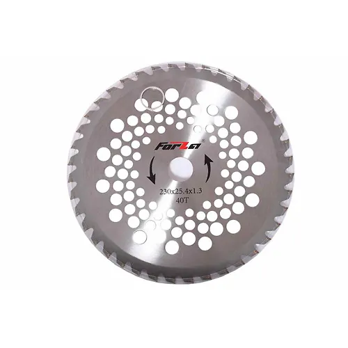 Nozh trimmera 230mm*25,4mm*1.3mm (40 zub) s napajkami 