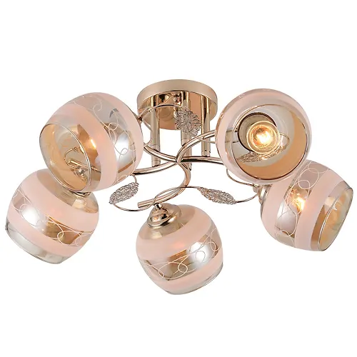 ESCADA Potolochnyj svetilnik Escada 1110/5PL E27*40W Gold_1