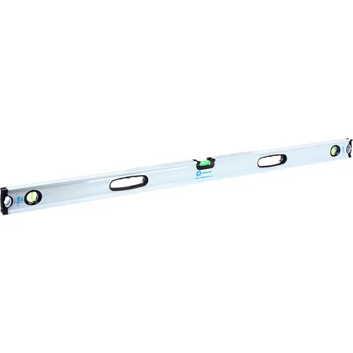 Uroven stroit KOBALT Ekstra, 1200 mm, profil 30 x 65 mm, 3 glazka, 2 ruchki, V-paz, 243-301_1