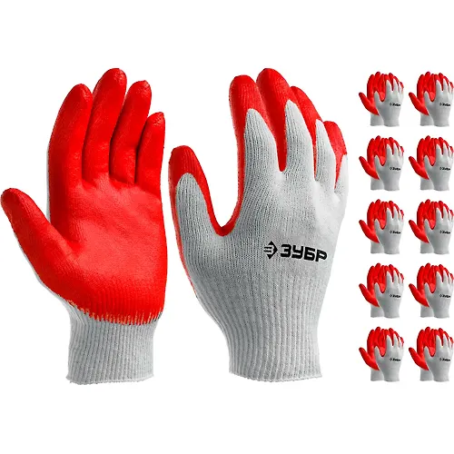ZUBR UNIVERSAL, L-XL, h/b perchatki s nitrilovym oblivom, maslobenzostojkie, 13 klass, 10 par (11458_1