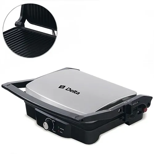 Gril-press Delta DL-045, 2000Vt, zharochnye poverhnosti 30*23,5sm, regulirovka t 0-220S_1