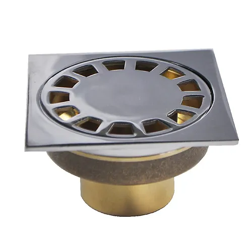 Trap latunnyj 150h150 vyhod 50mm vertikalnyj nizhnyaya chast-bronza 00055 SANAKS_1