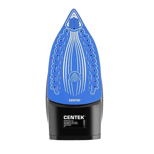 Utyug Centek CT-2351 Blue 2200 Vt, keramicheskaya podoshva, 300 ml, parovoj udar, samoochistka_3