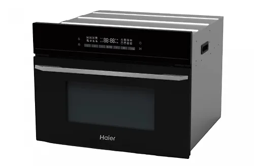 Vstraivaemaya kombinirovannaya parovarka s SVCH Haier HMX-BDC399B, chernaya_3