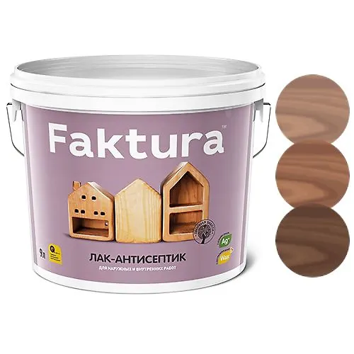 Lak-antiseptik Faktura mahagon (9 l. YAroslavl)_1