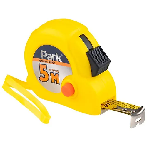 Ruletka Park s fiksatorom plastikovyj korpus, 5mh19 mm art.105971_1