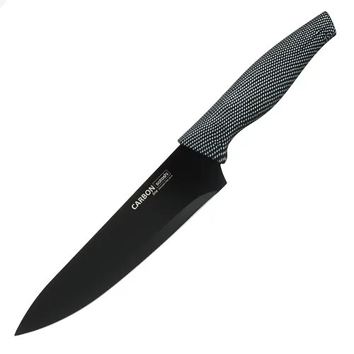 Satoshi Karbon Nozh kuhonnyj shef 17,5 sm, nerzh.stal s antinalipayuschim pokrytiem, 803-074_1