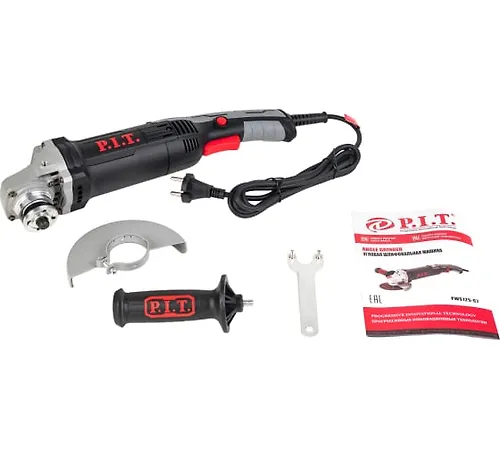 SHlifmashina uglovaya P.I.T. PWS125-C7 MASTER (125mm, 1200vt, 11000ob/min, dlin. rukoyat.)_4