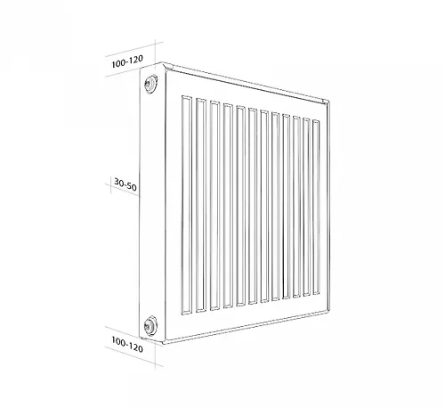 Radiator panelnyj Royal Thermo COMPACT C22-500-700 RAL9016 bok/p_2
