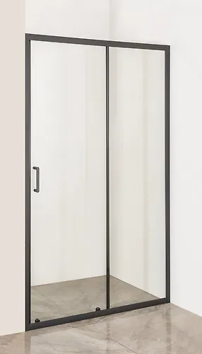 Dushevoe ograzhdenie v proem EvaGold EG1B 120h190, profil chernyj matovyj, prozrachnoe steklo_3