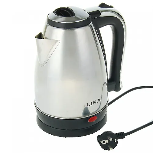 CHajnik elektricheskij LIRA LR 0111 (disk, nerzhaveyuschaya stal, obem 1,8 l/1500Vt)_2