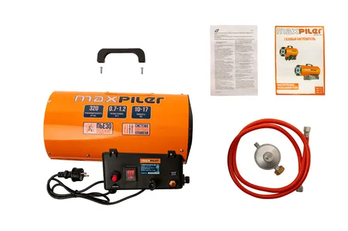 Gazovyj nagrevatel MAXPILER MGH-1701 (10-17kVt, proizv 320m?/ch, rashod 0.7-1.2 kg/ch, pezopodzhig)_3