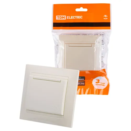 Rozetka 2P+Z 16A 250V IP44 s kryshkoj sl. kost 